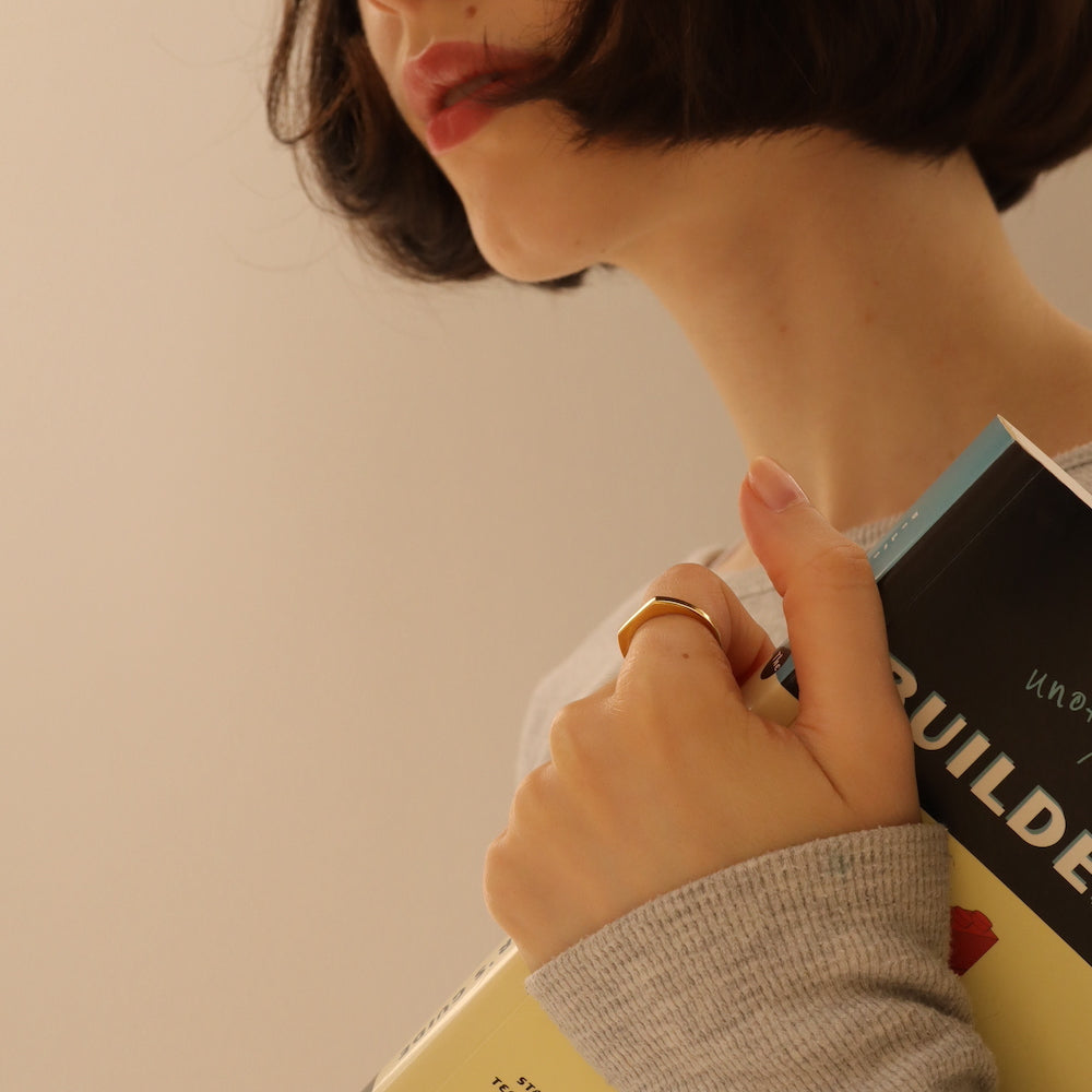 R032 stainless square top ring