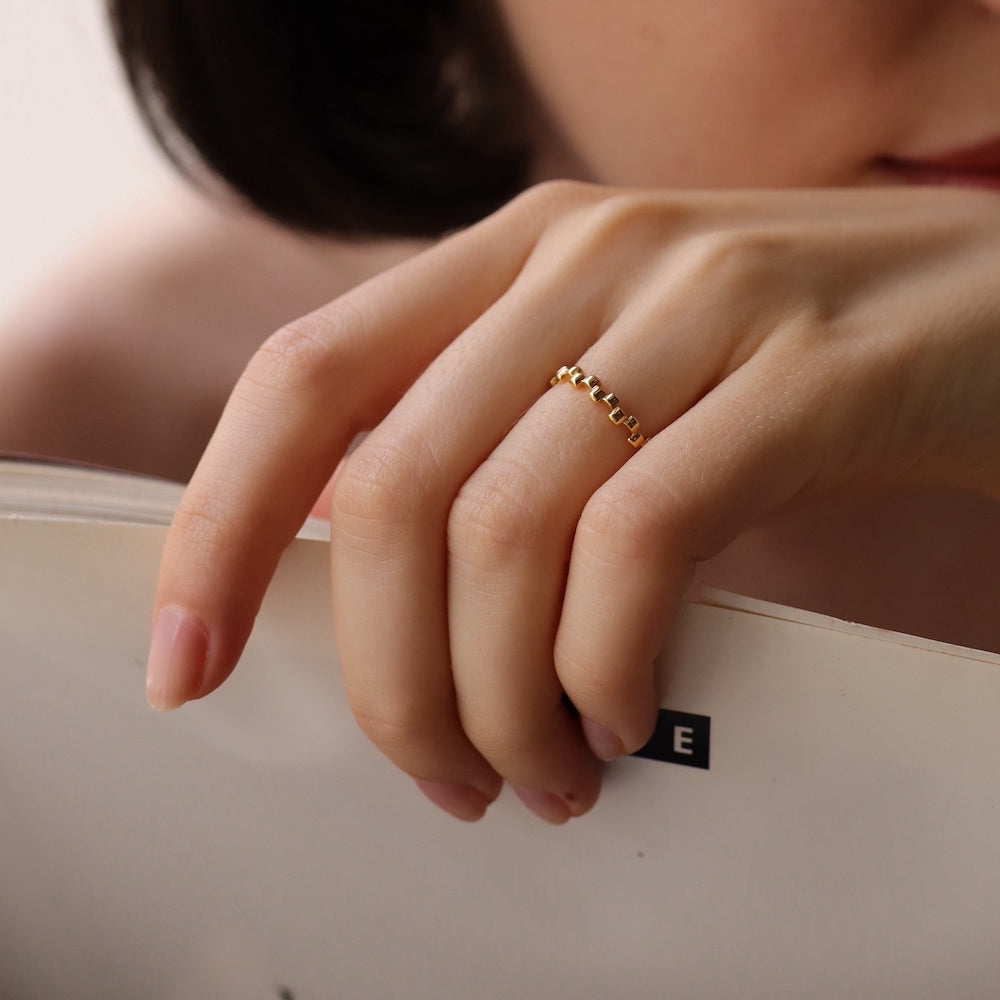 R062 stainless simple ring