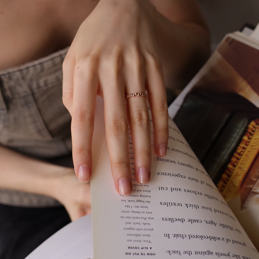 R062 stainless simple ring