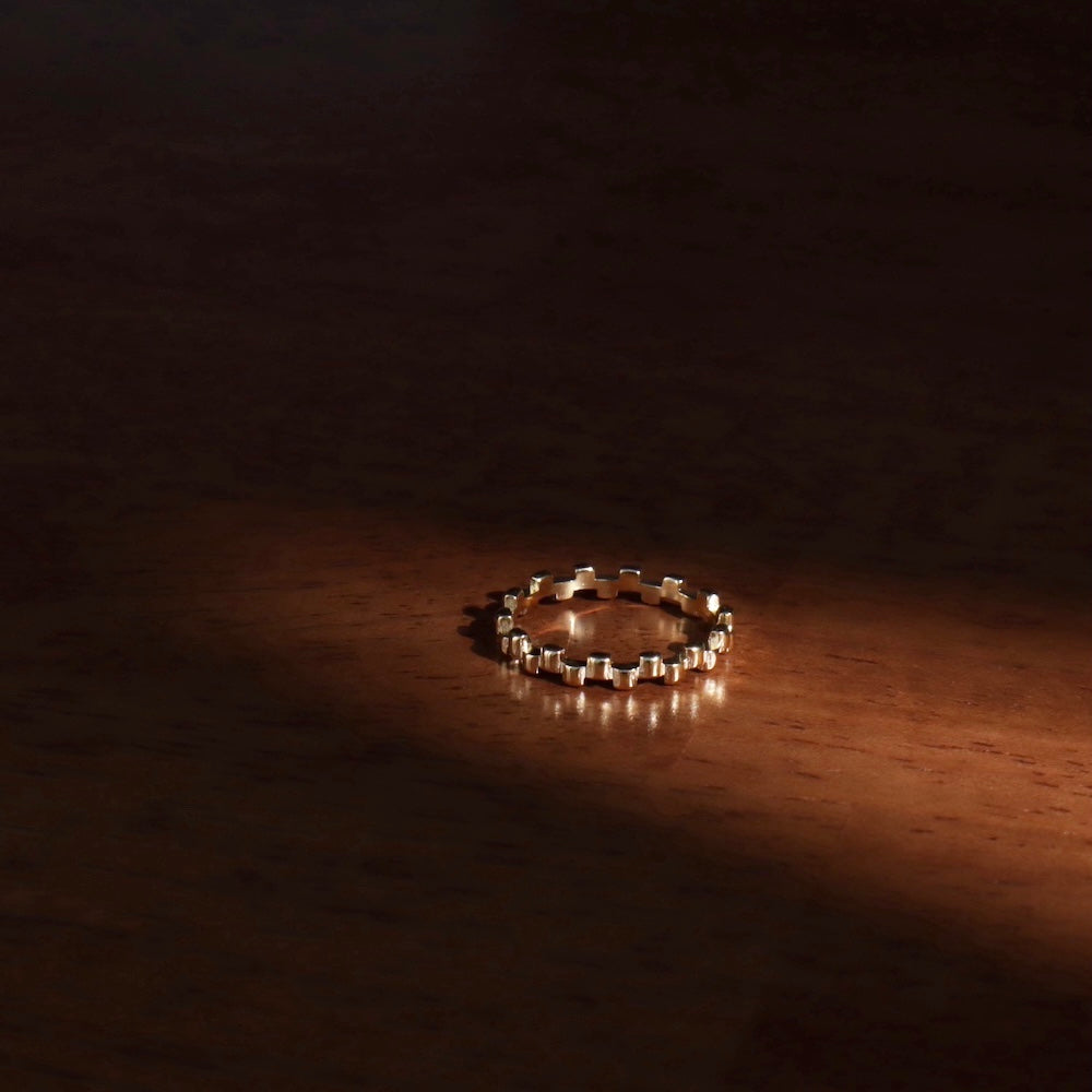 R062 stainless simple ring