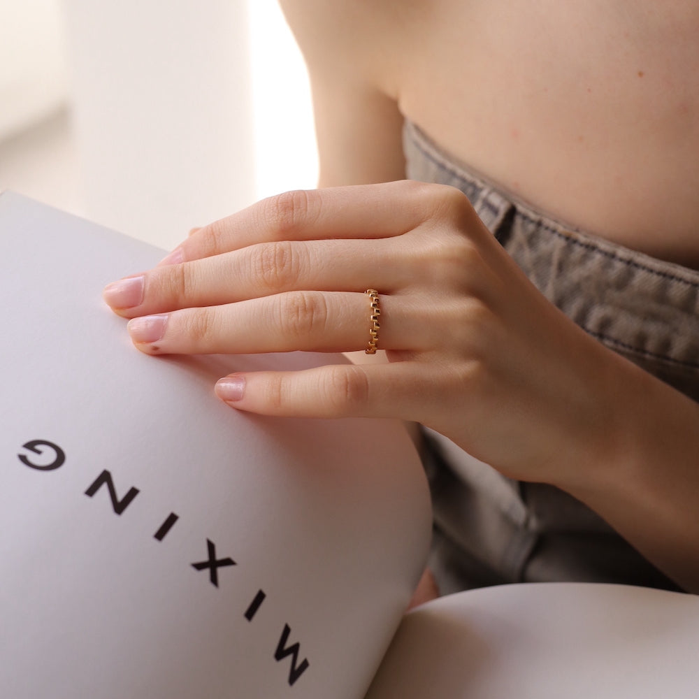 R062 stainless simple ring