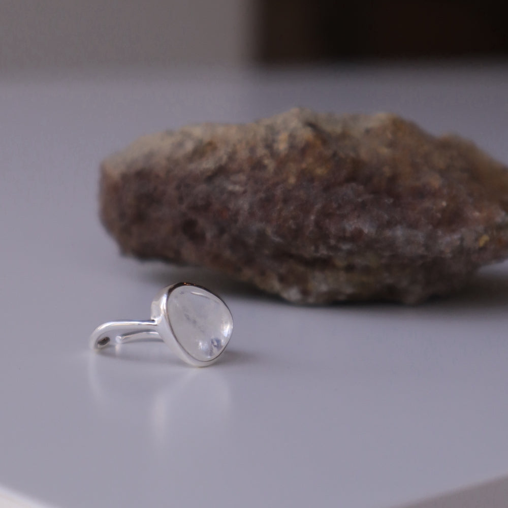 R073 silver925 crystal stone ring