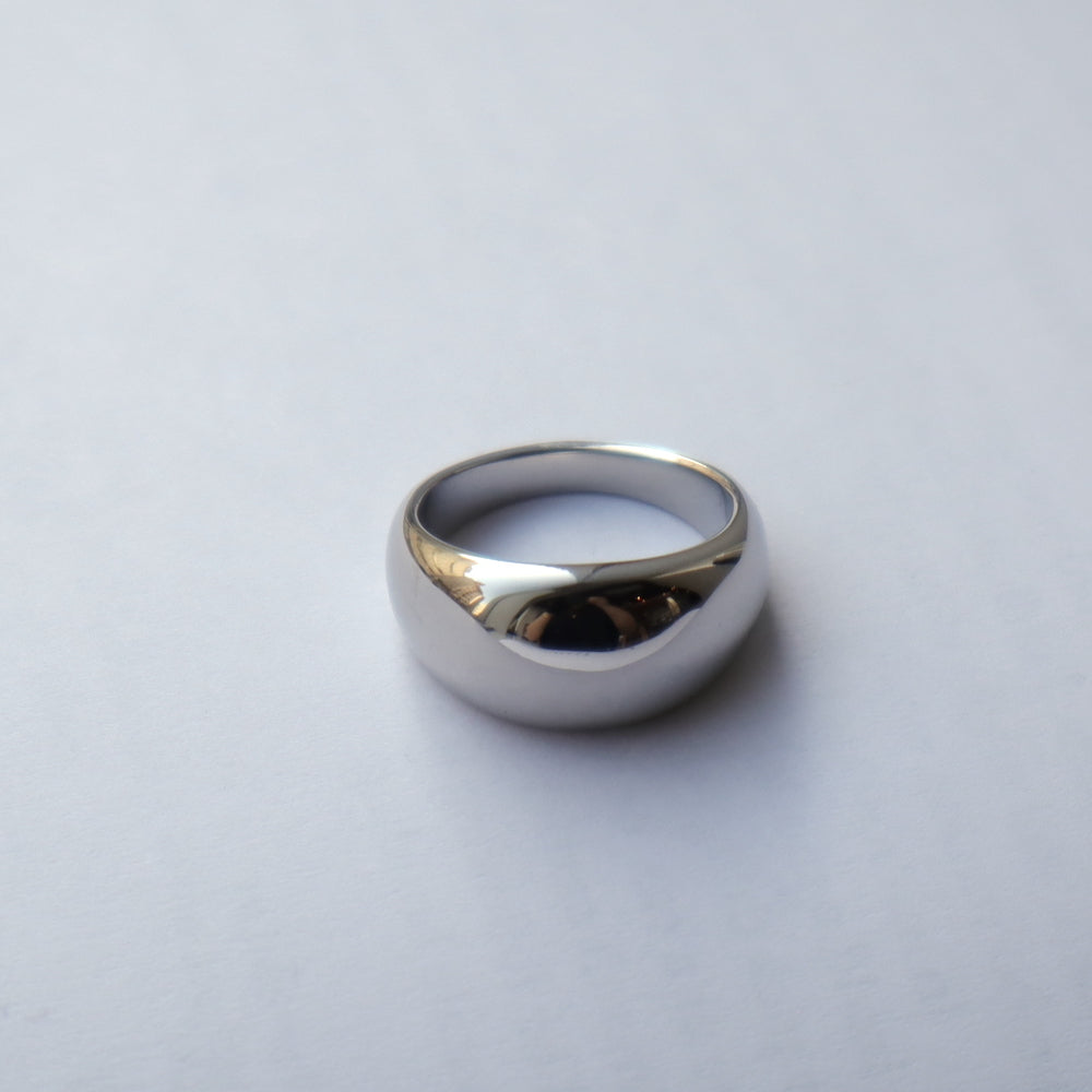 R017 stainless plump oversized ring
