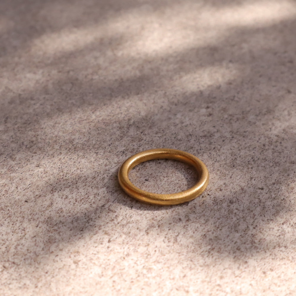 R061 stainless Matt simple ring