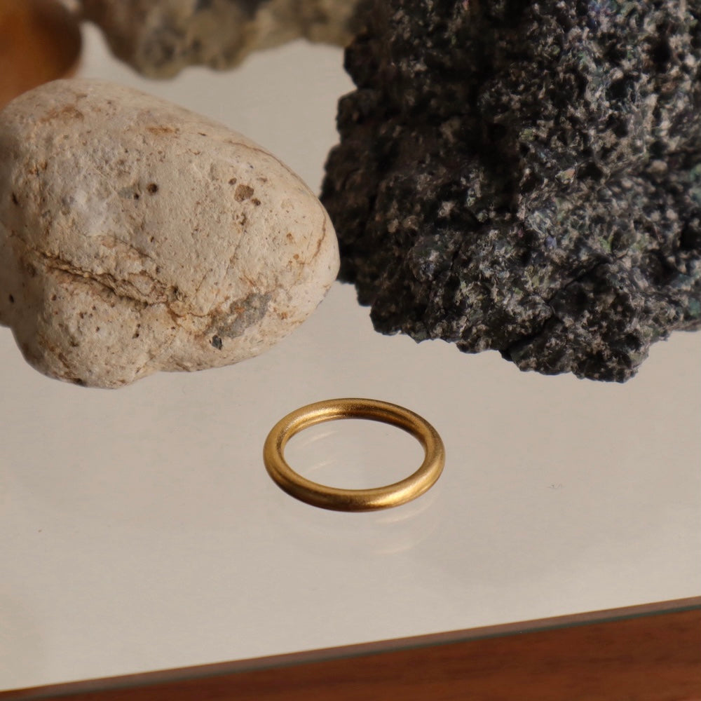 R061 stainless Matt simple ring