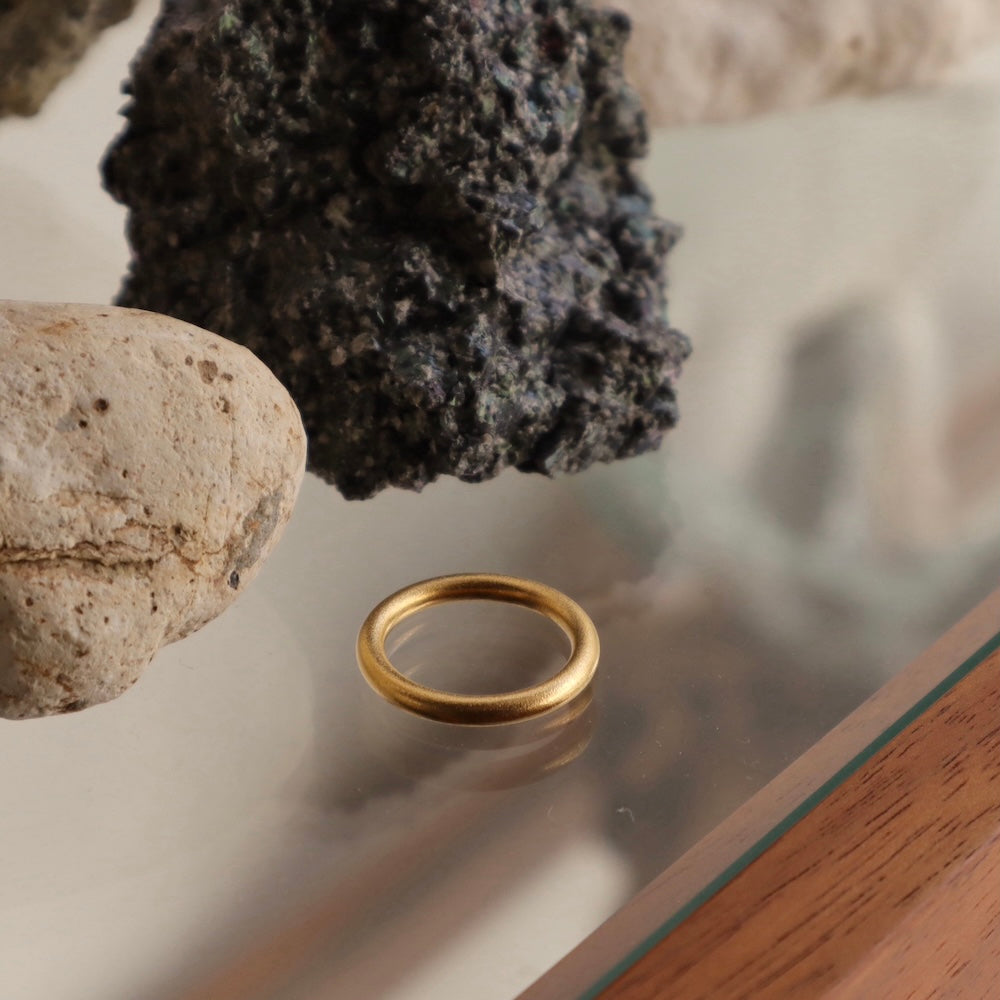 R061 stainless Matt simple ring