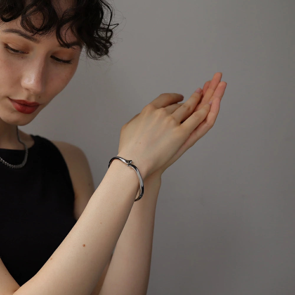 N234 stainless snake simple bangle