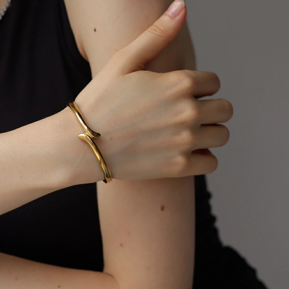 N234 stainless snake simple bangle