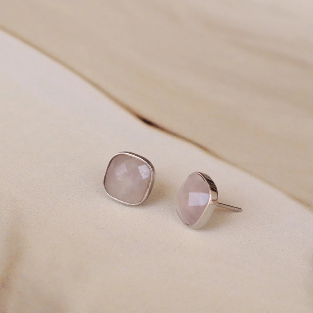 P420 stainless color stone square pierce