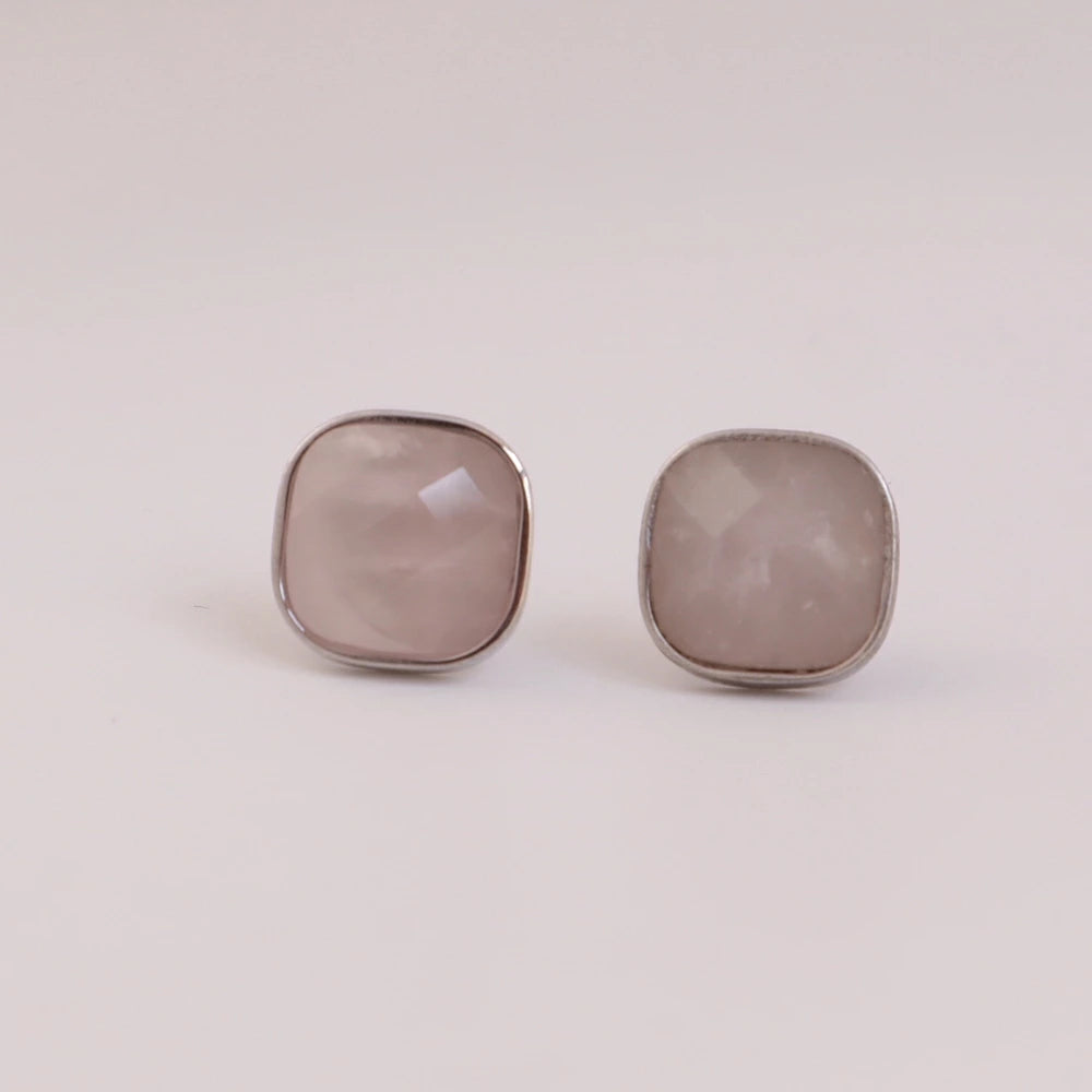 P420 stainless color stone square pierce