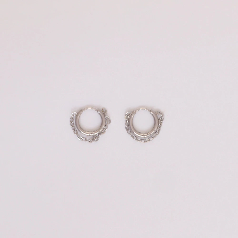 P435 stainless chain minimum hoop pierce