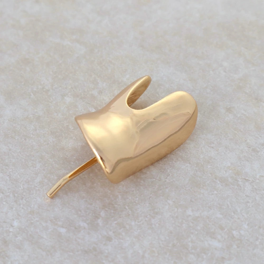H008 oversized metallic pony hook