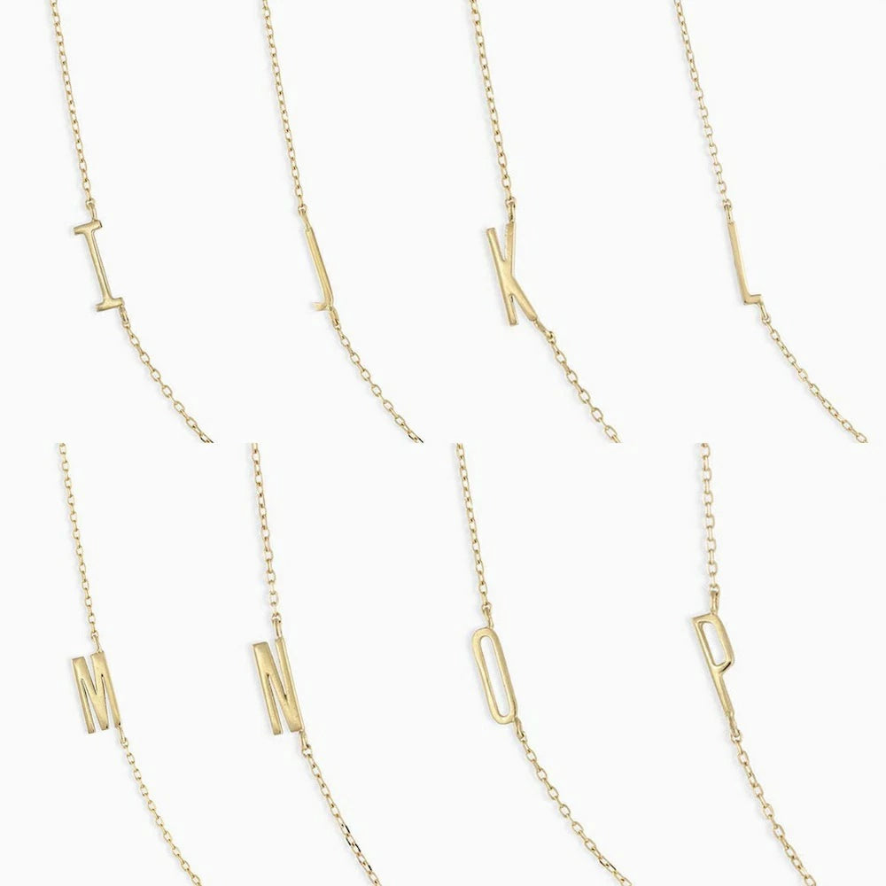 N400 stainless initial bracelet