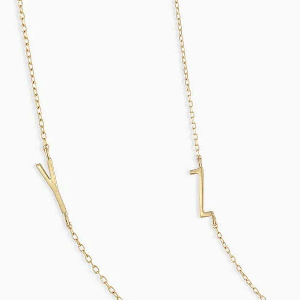 N400 stainless initial bracelet