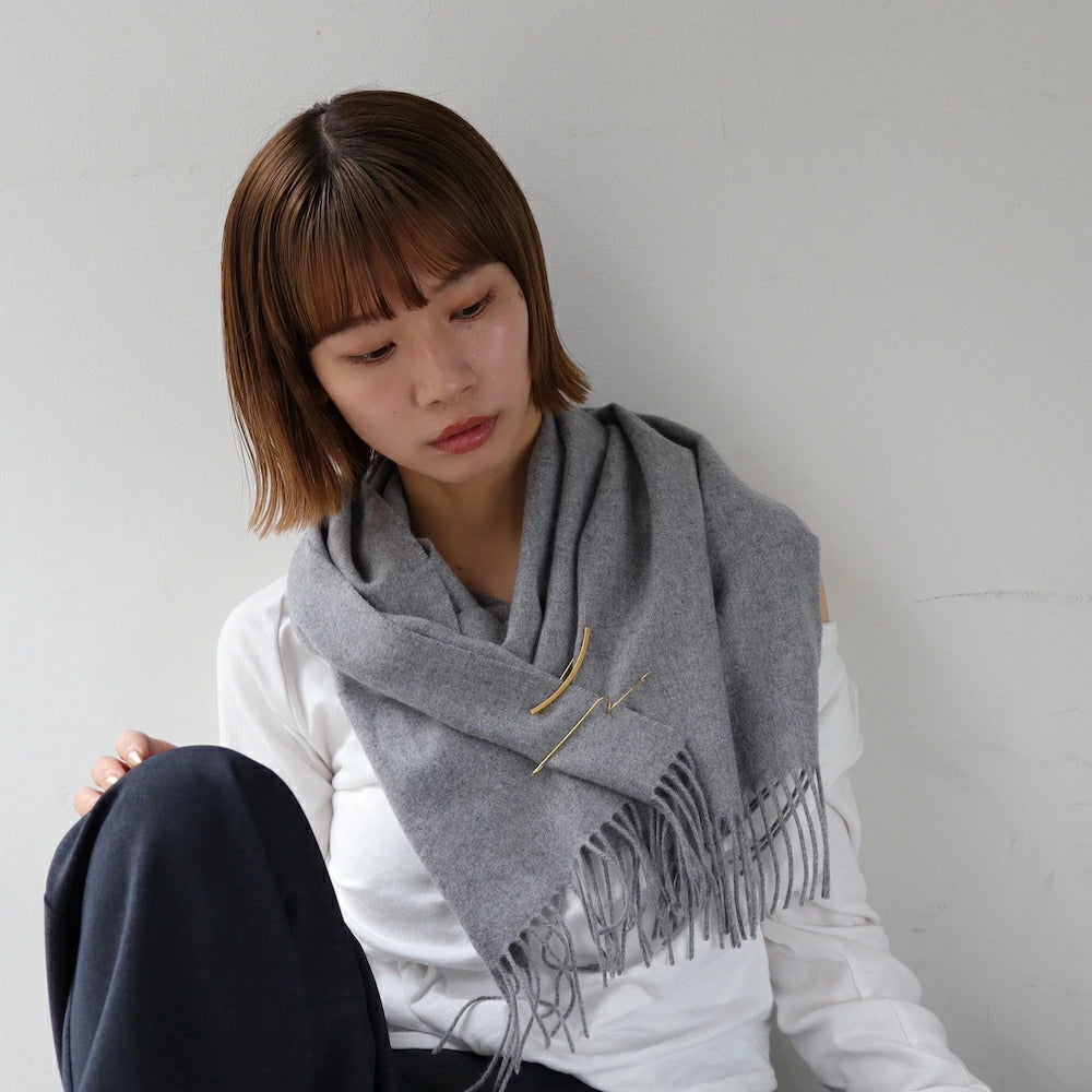 H020 stainless unique delicate brooch