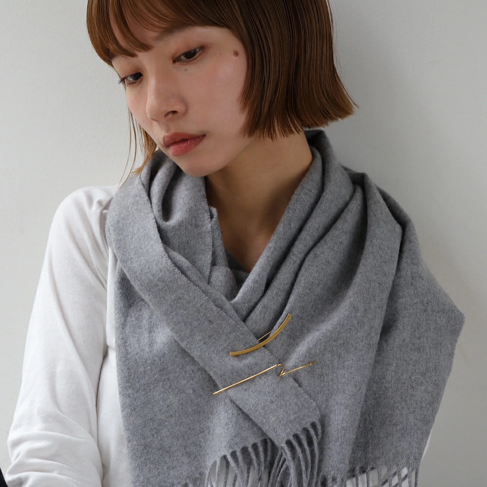 H020 stainless unique delicate brooch