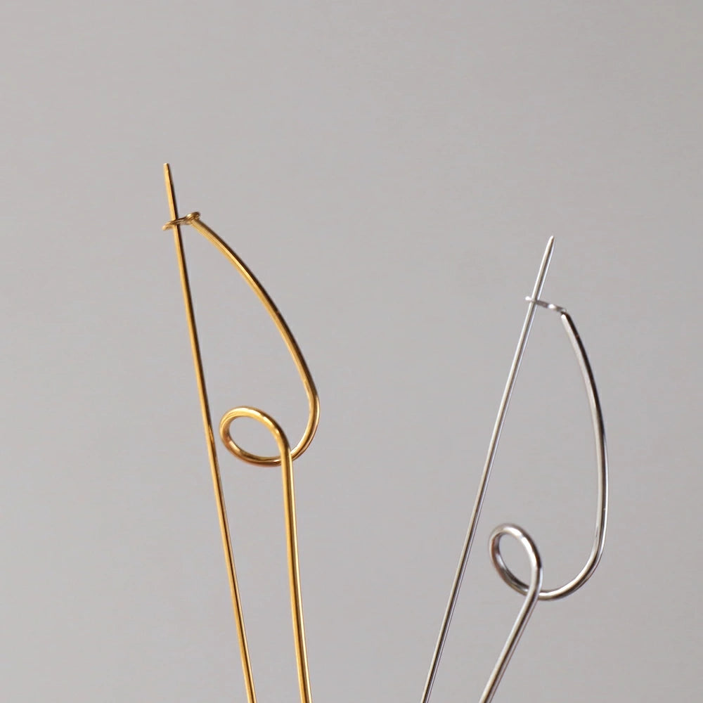 H020 stainless unique delicate brooch