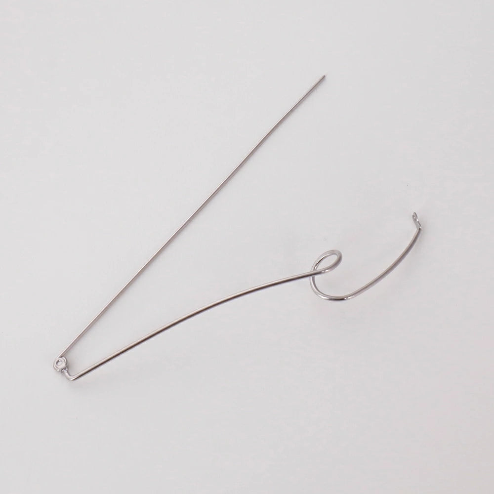 H020 stainless unique delicate brooch