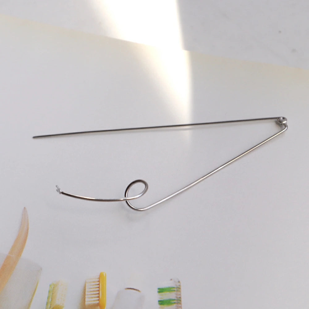 H020 stainless unique delicate brooch