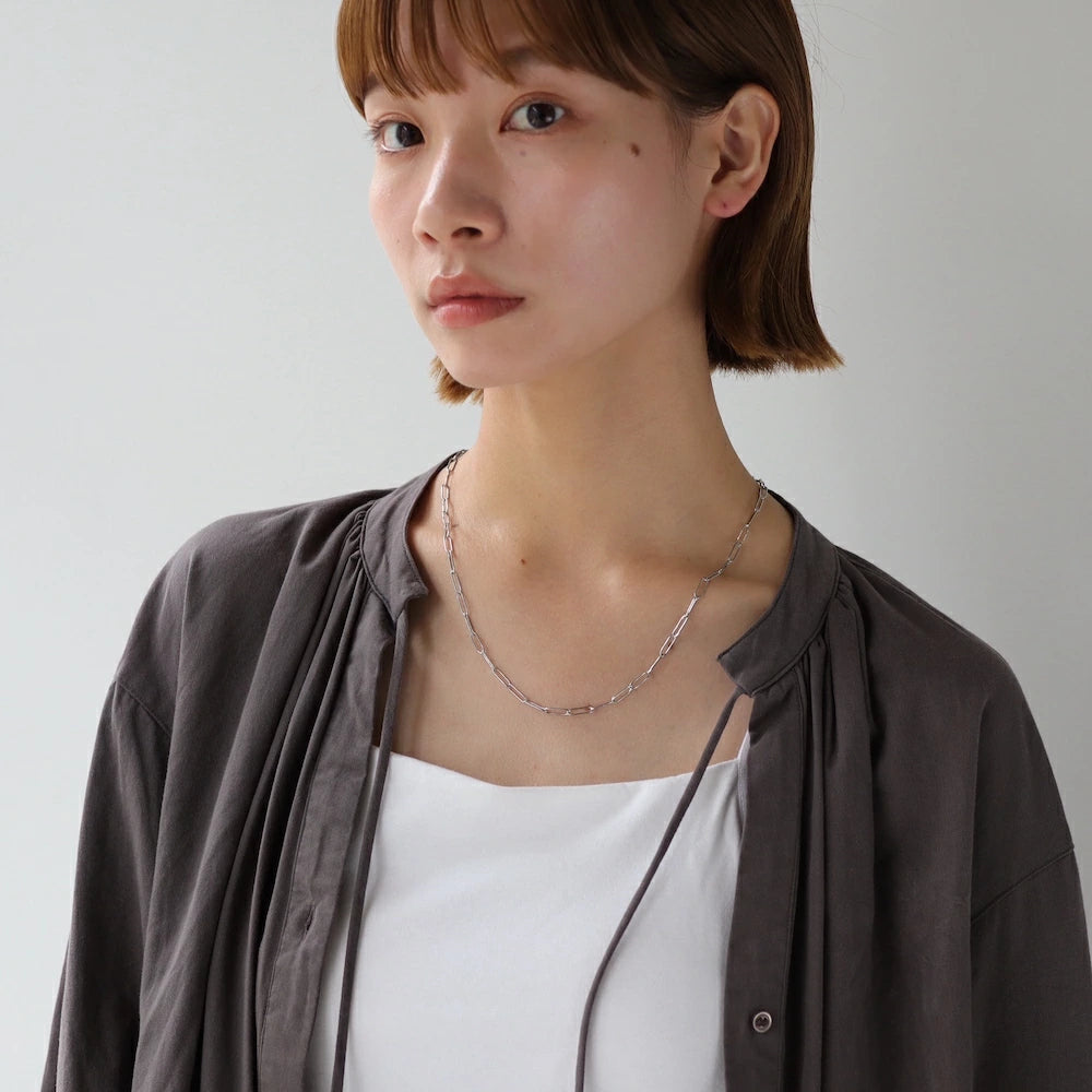 N160 stainless adjust free square charm necklace