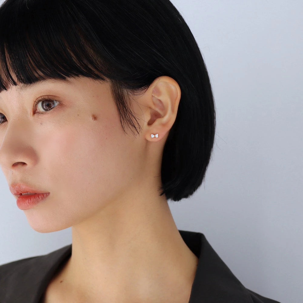 P155 silver925 ribbon minimum pierce