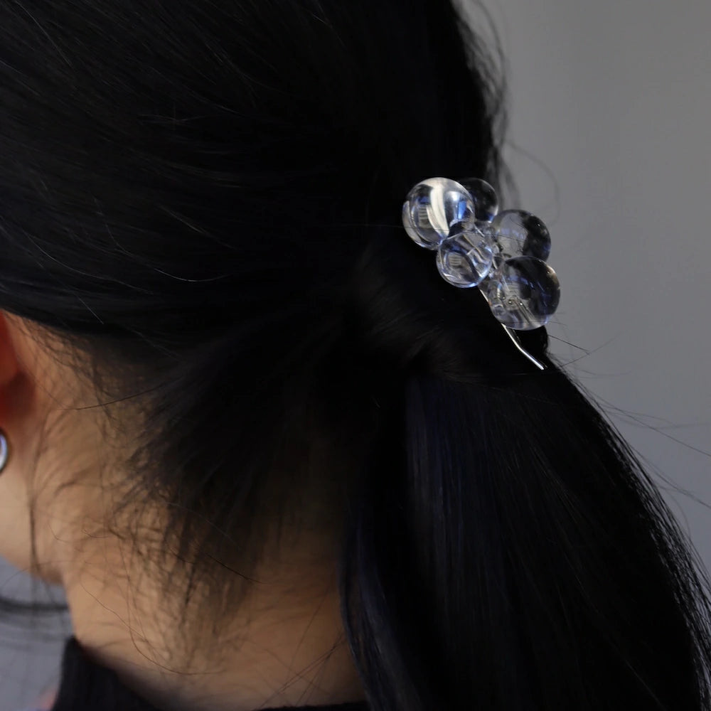 H024 clear bubble hairpin