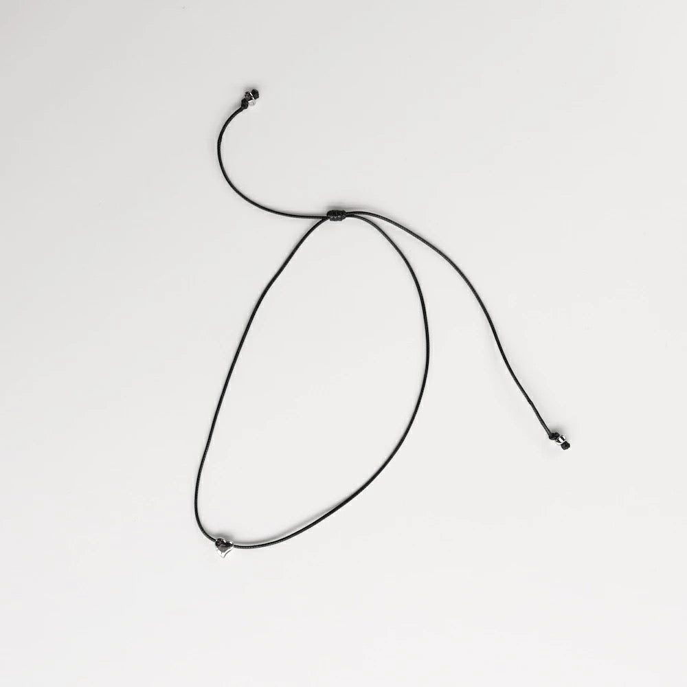N249 stainless 2way heart necklace