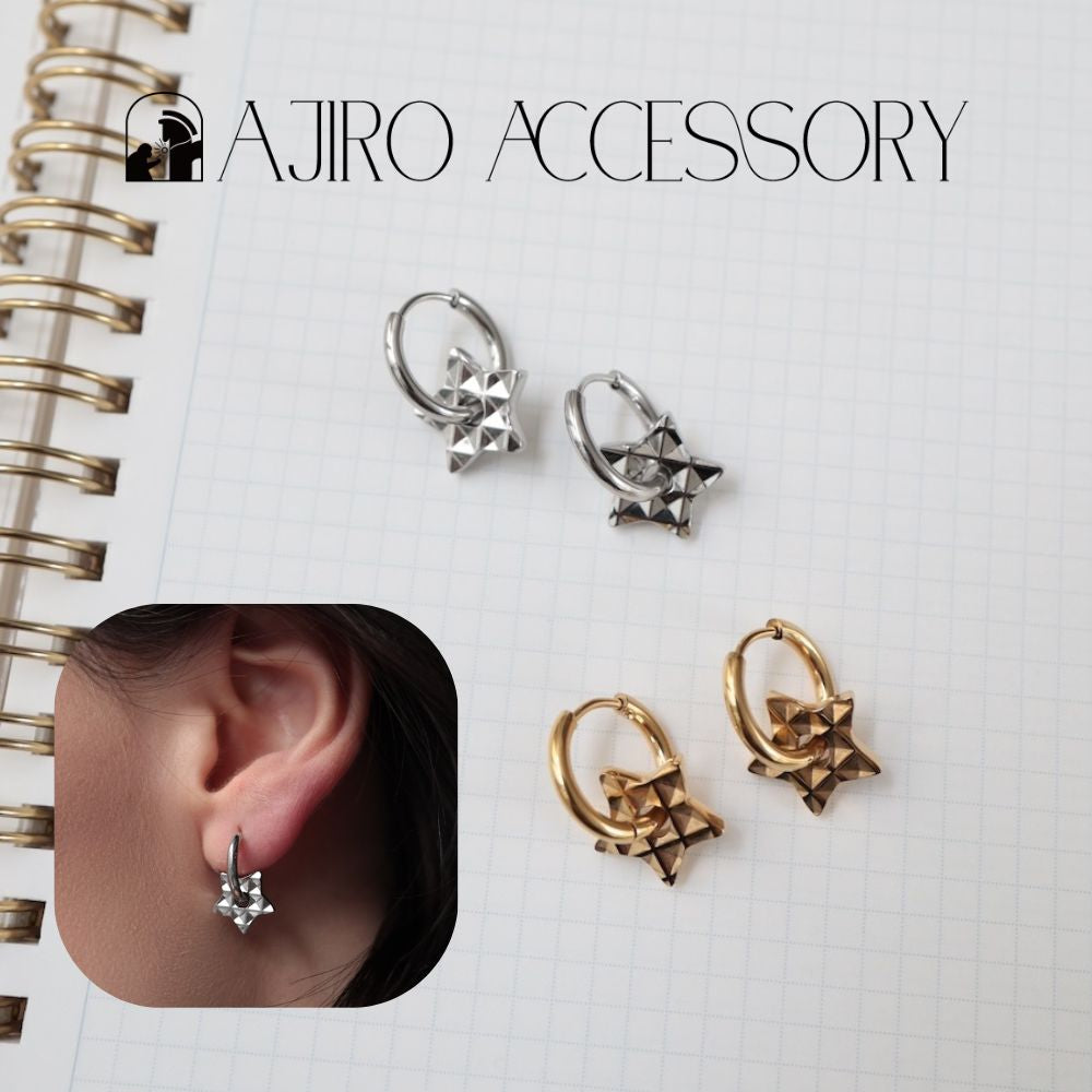 P013 Pierce 2way Surgical Stainless Steel Hypoallergenic Daily