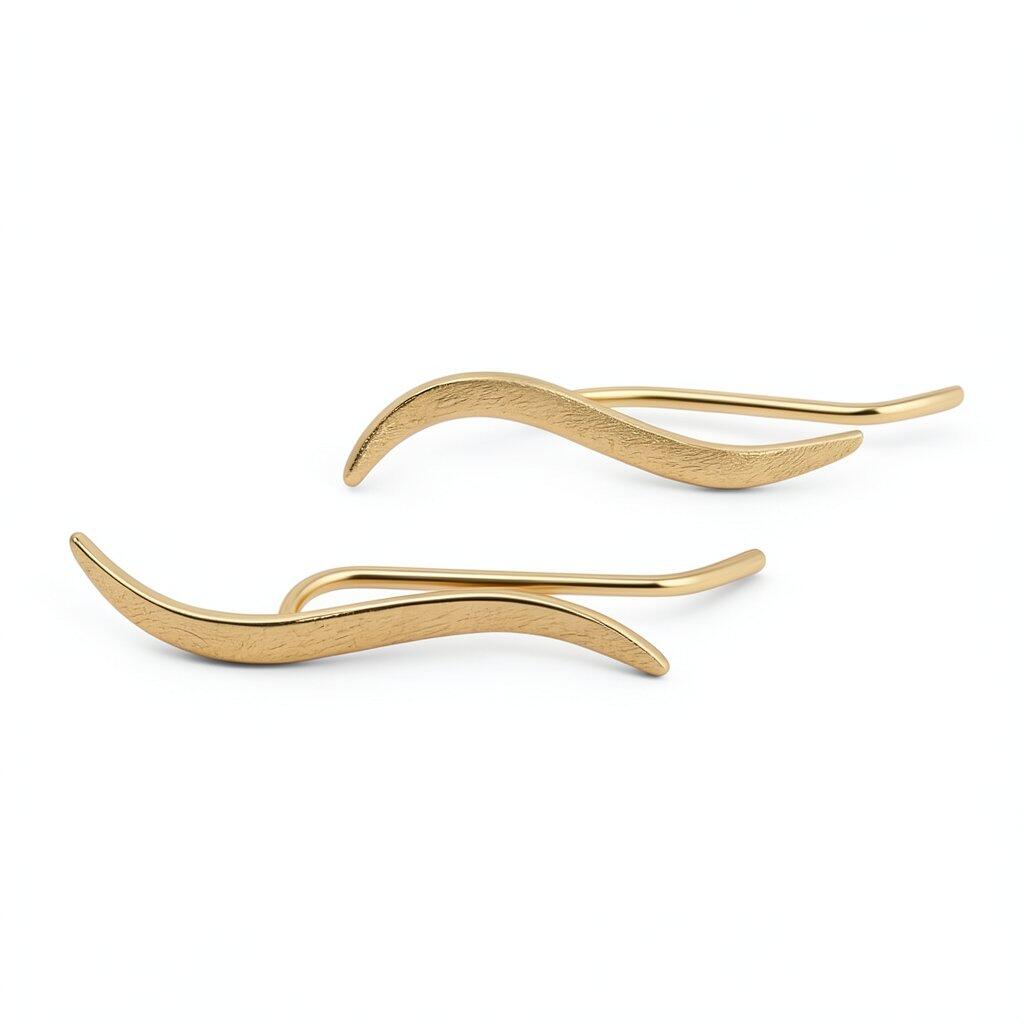 P149 Pierce silver925 Nuance Design Silver Gold Minimal Gift Stylish Ladies