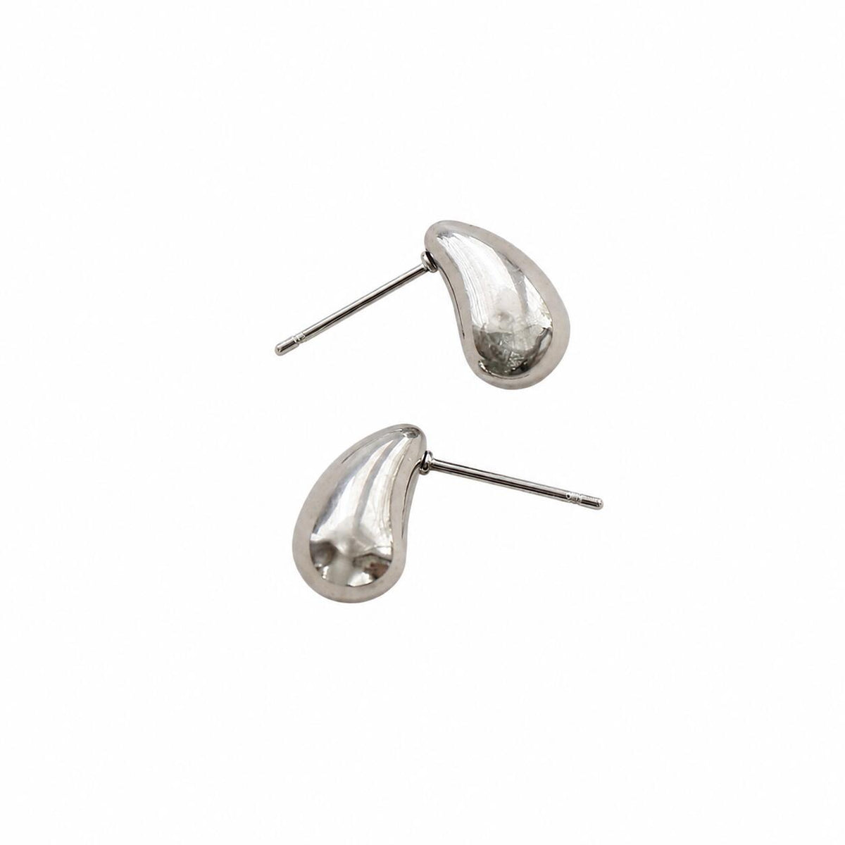 P497 Pierce Ladies Hypoallergenic Surgical Stainless Steel K18 Gold Silver Lightweight Minimal Gift