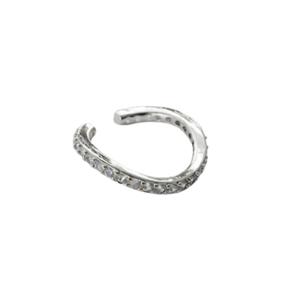 C009 Ear Cuff Hypoallergenic K18 Gold Silver Lightweight Earrings Ladies Gift