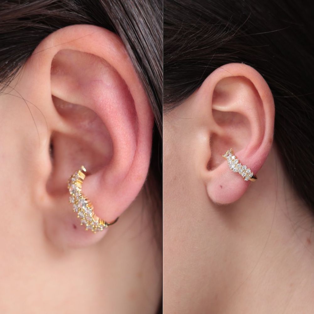 C010 zirconia ear cuff