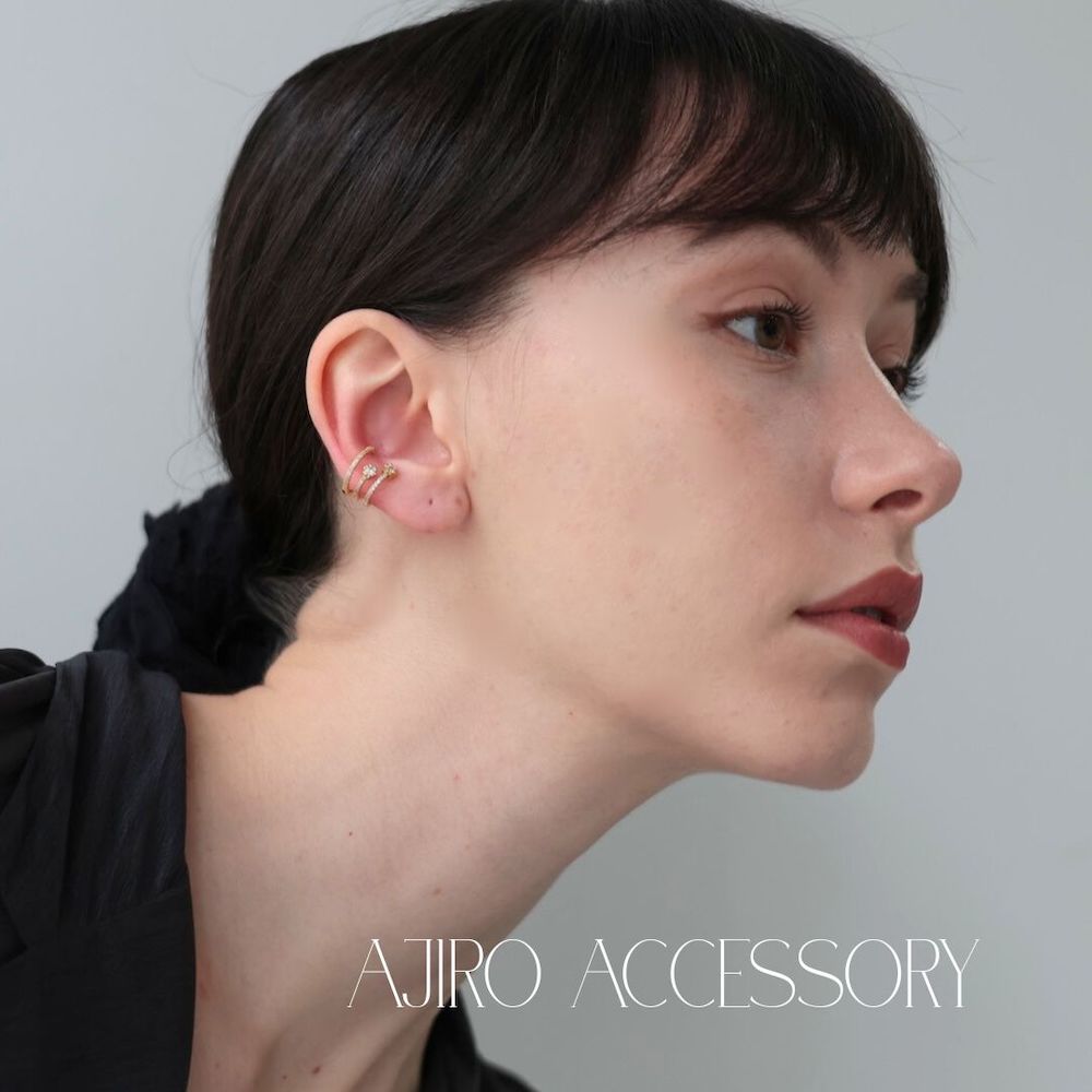 C019 zirconia ear cuff