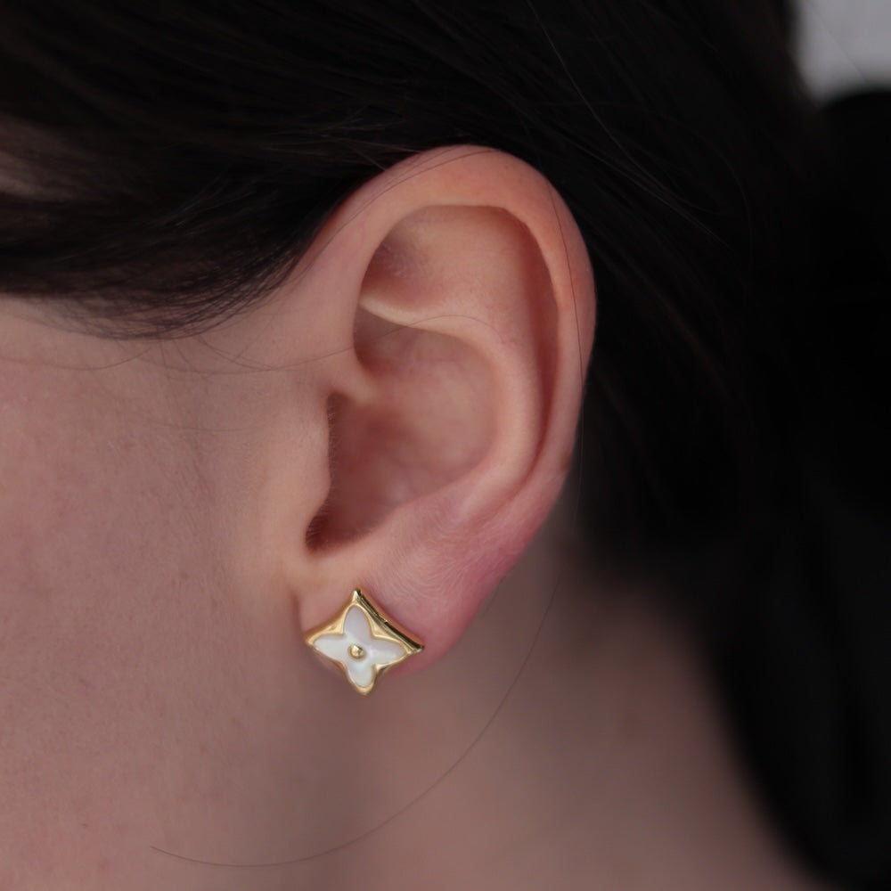 P060 2design flower shell pierce