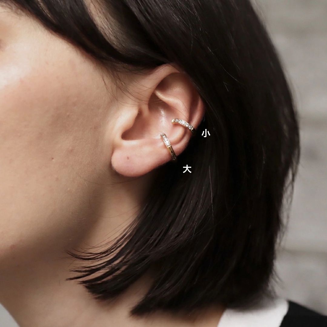 C018 stainless sizefree ear cuff