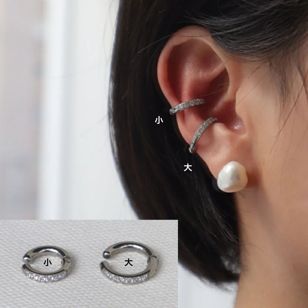 C018 stainless sizefree ear cuff