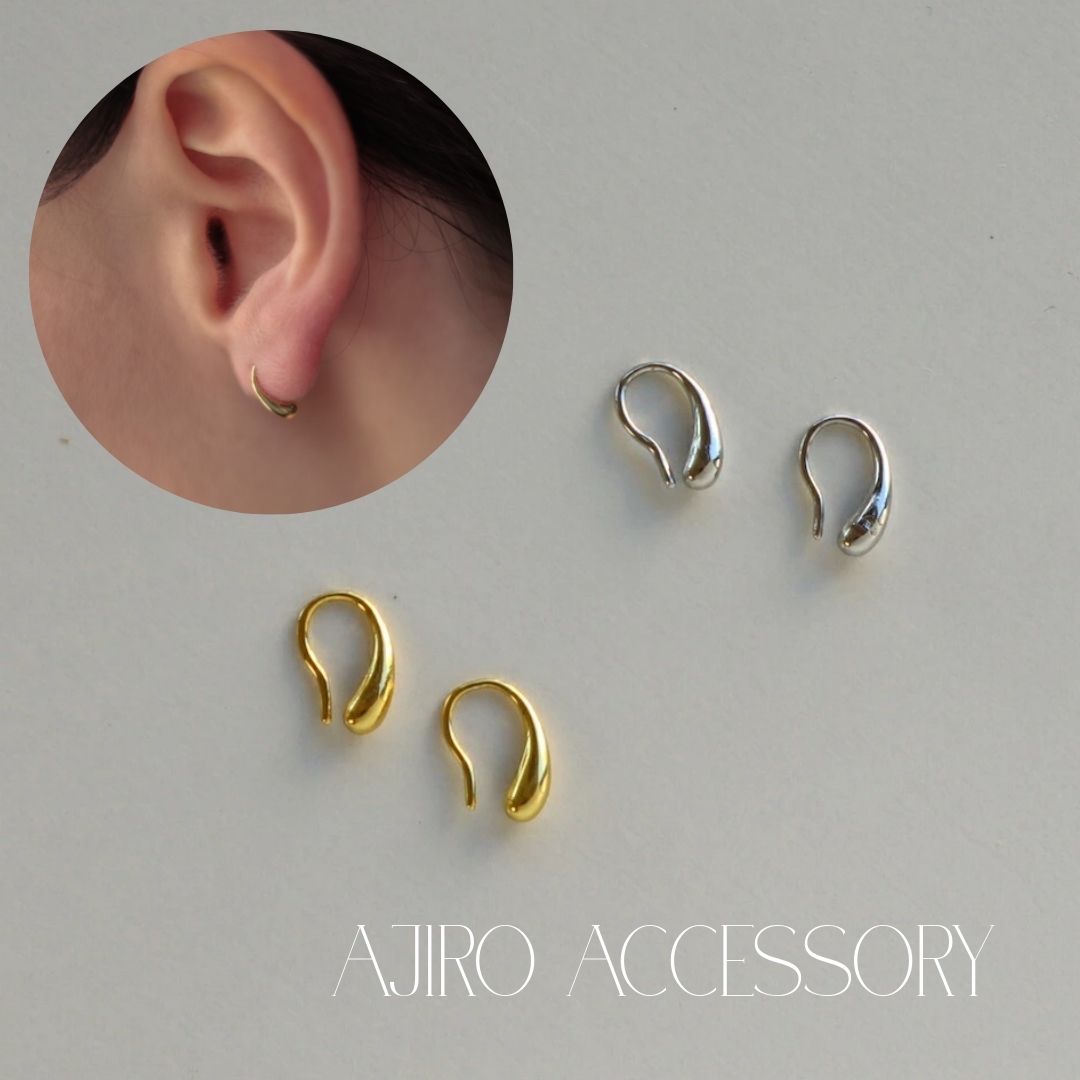 P015 silver925 hook pierce