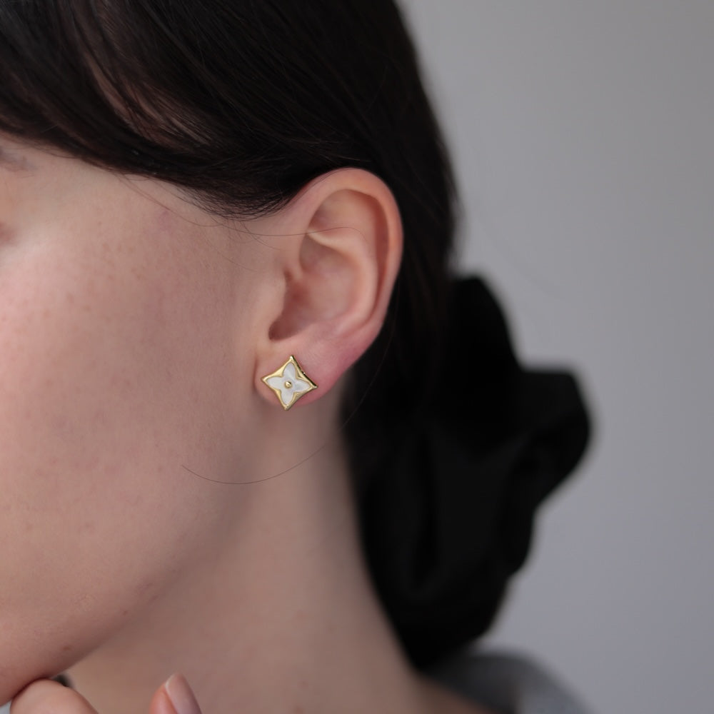 P060 2design flower shell pierce
