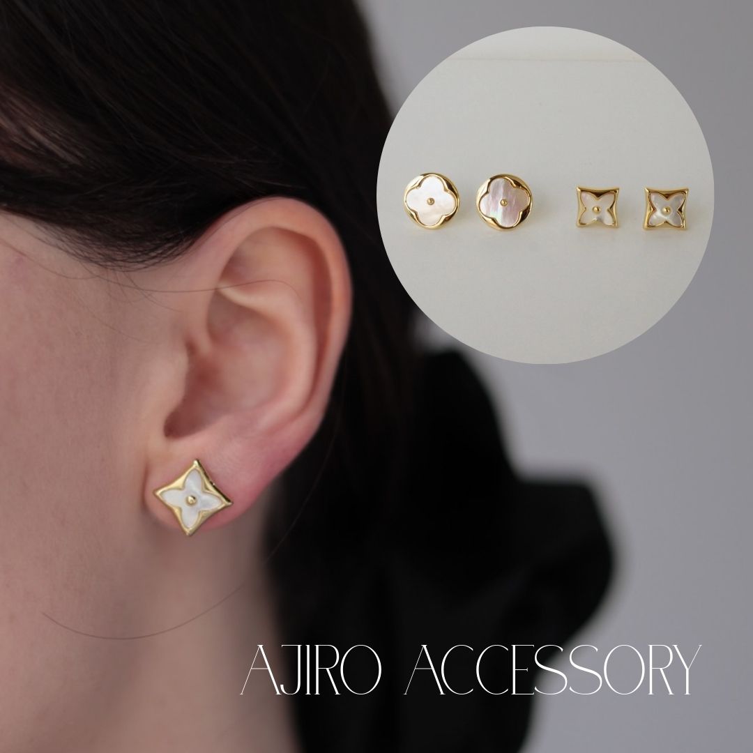 P060 2design flower shell pierce