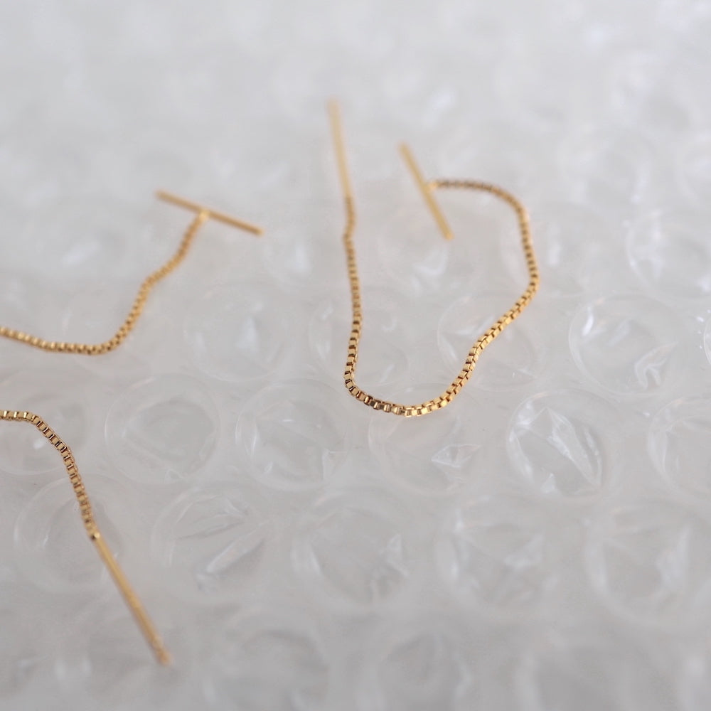 P259 silver925 long chain American pierce