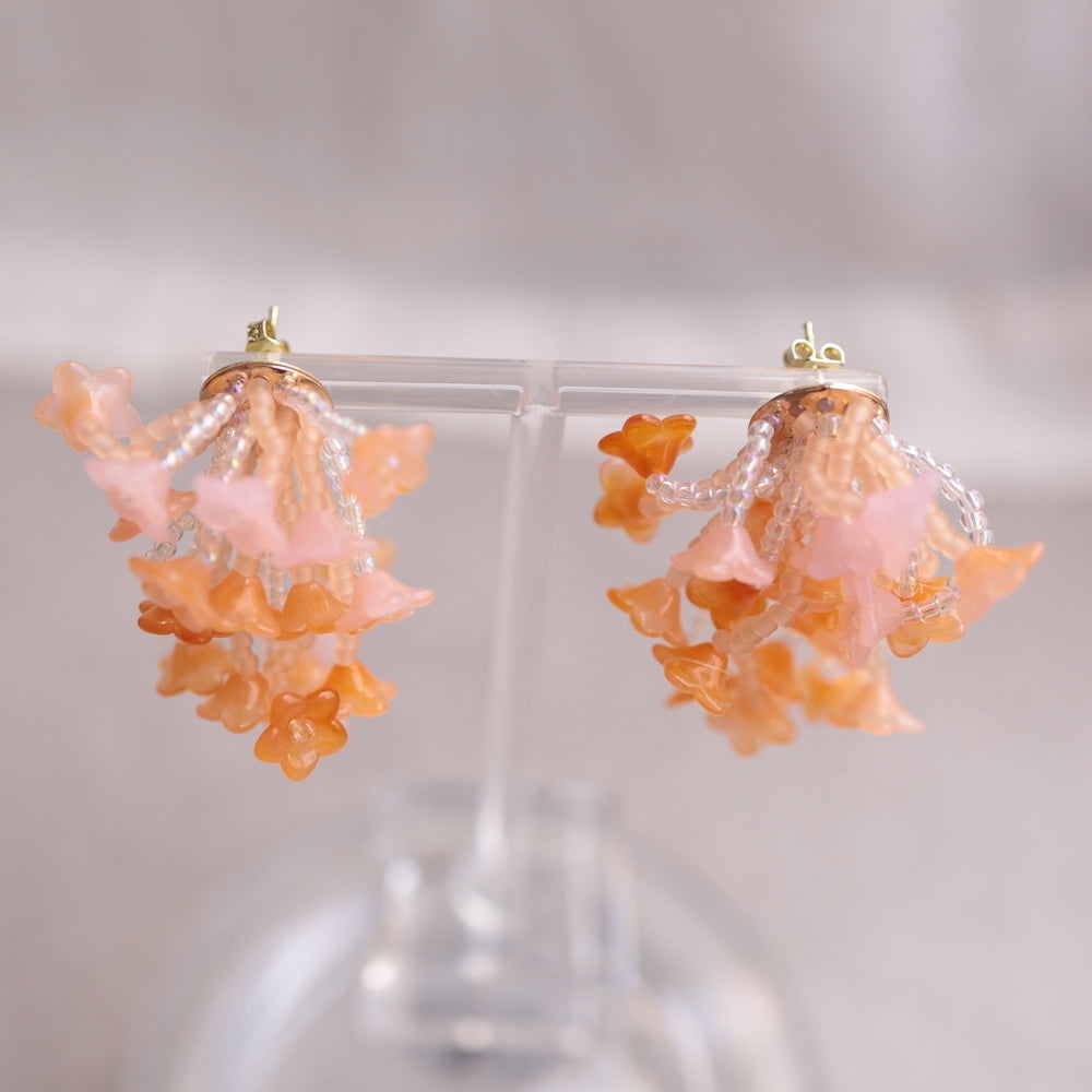 P130 orange flower pierce