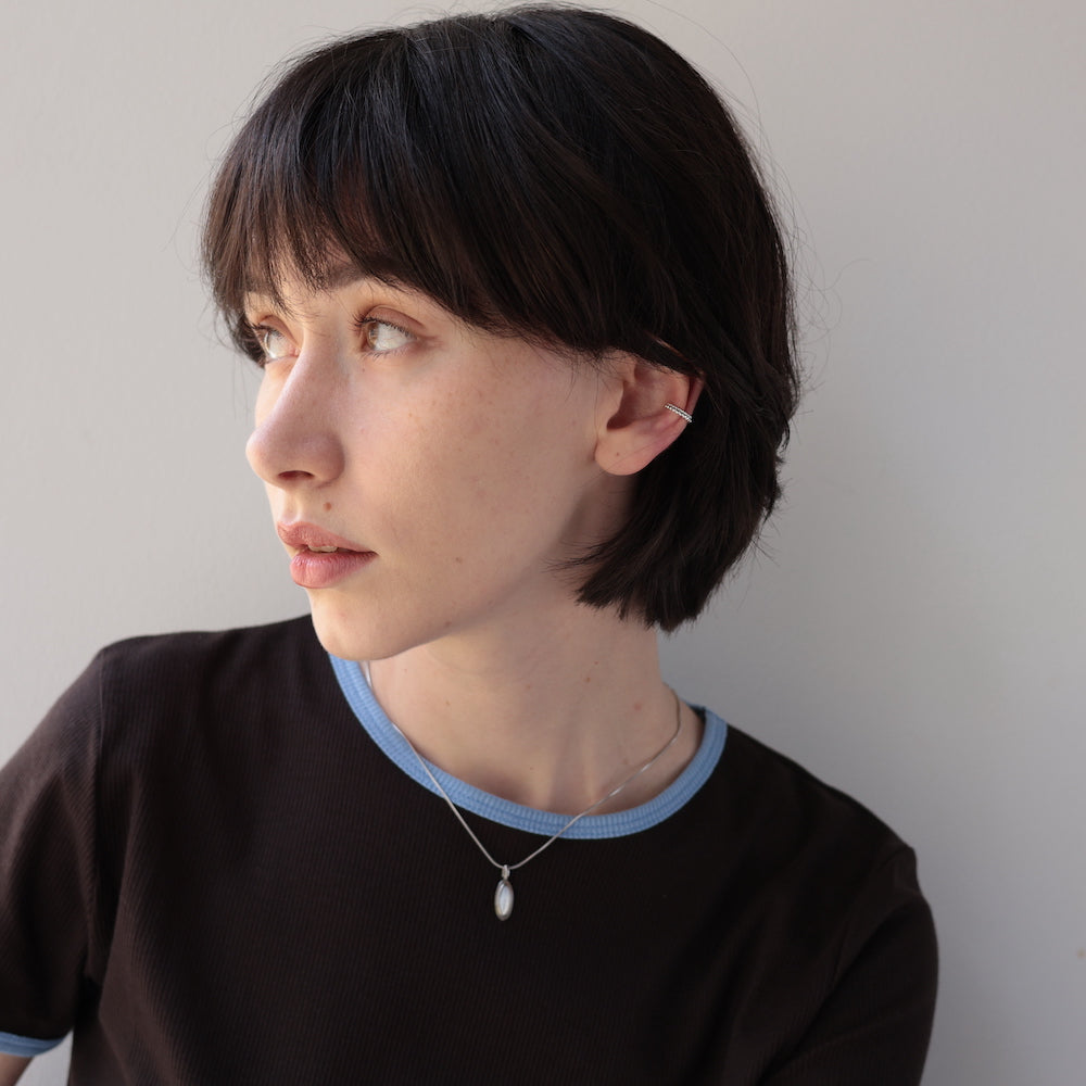 C138 silver925 THUBUTHUBU slim earcuff