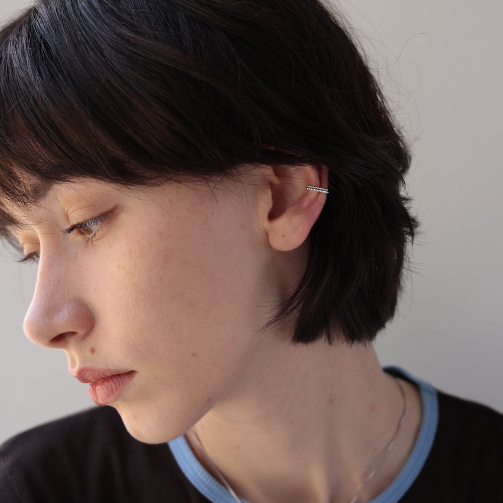 C138 silver925 THUBUTHUBU slim earcuff