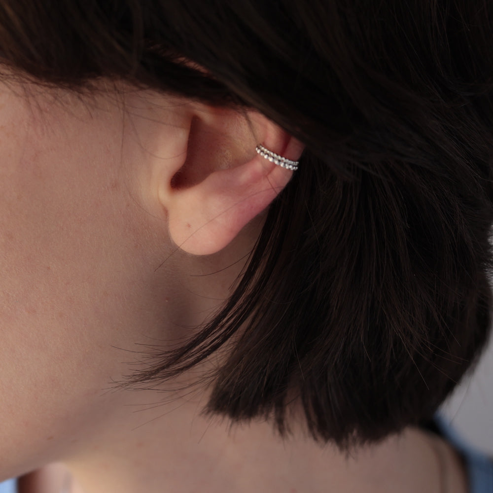 C138 silver925 THUBUTHUBU slim earcuff