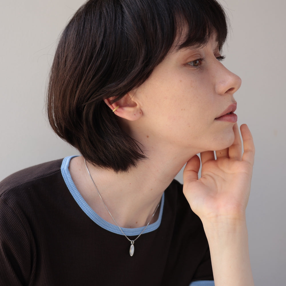 C138 silver925 THUBUTHUBU slim earcuff