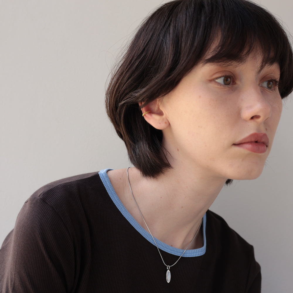 C138 silver925 THUBUTHUBU slim earcuff