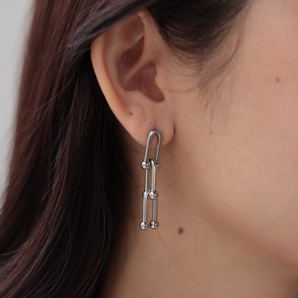 P383 stainless 2design chain pierce