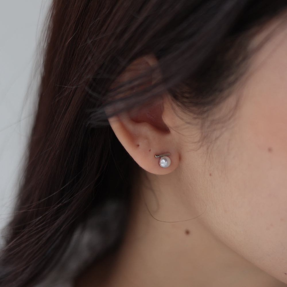 P365 silver925 pearl stick minimum pierce