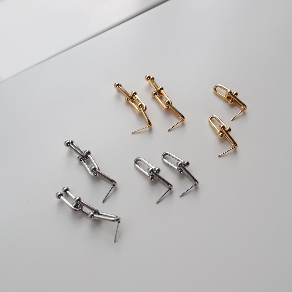 P383 stainless 2design chain pierce