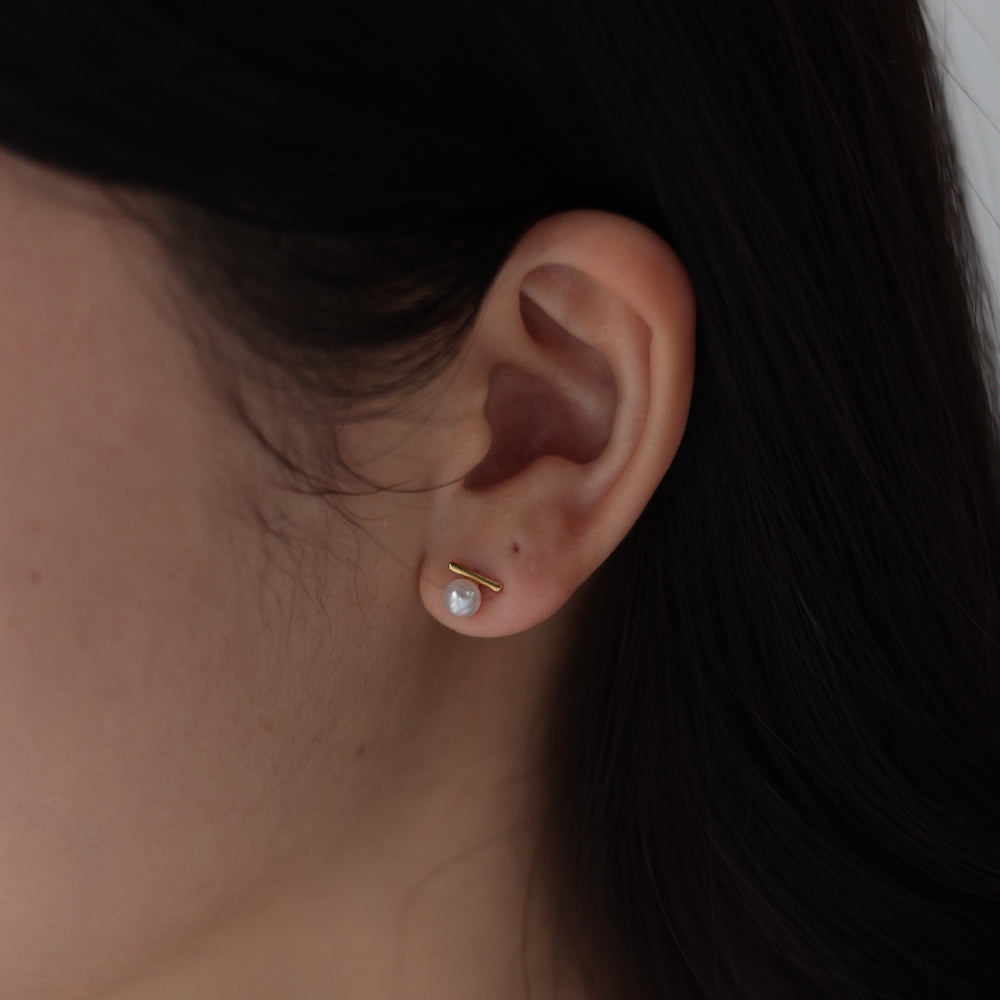 P365 silver925 pearl stick minimum pierce